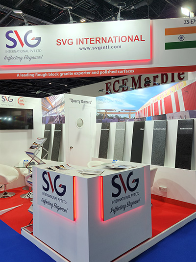 SVG International at Dubai Granite Trade Show 2022