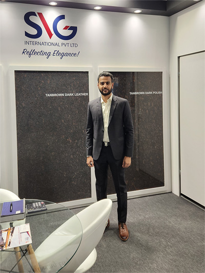 Krishna Karwa at Poland Trade Show